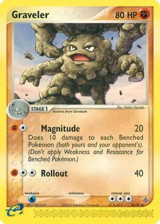 Graveler 030/097 - Dragon Reverse Holofoil