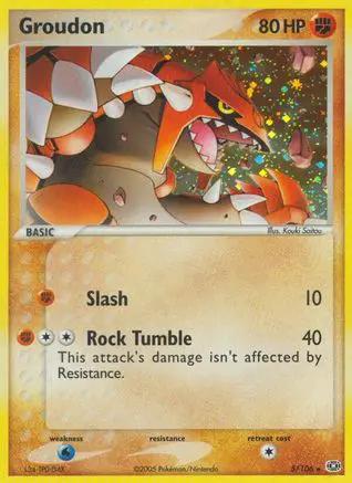 Groudon 005/106 - Emerald Holofoil