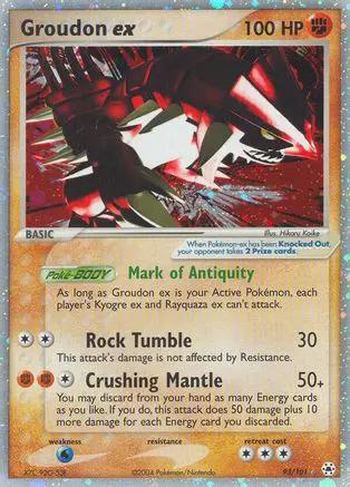 Groudon ex 093/101 - Hidden Legends Holofoil