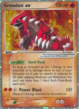 Groudon ex 093/100 - Crystal Guardians Holofoil