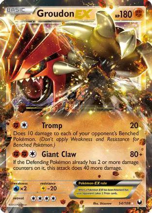 Groudon EX 054/108 - Dark Explorers Holofoil