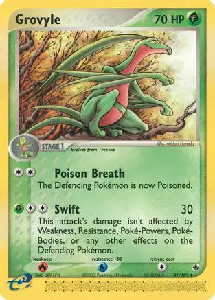 Grovyle 031/109 - Ruby and Sapphire