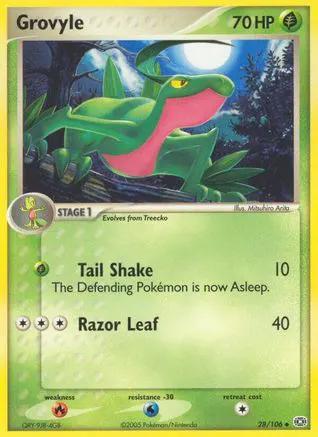 Grovyle 028/106 - Emerald