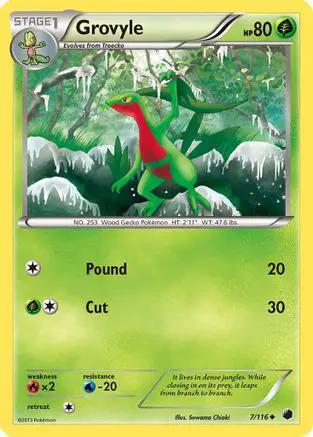 Grovyle 007/116 - Plasma Freeze Reverse Holofoil