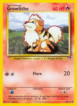 Growlithe 045/110 - Legendary Collection Reverse Holofoil