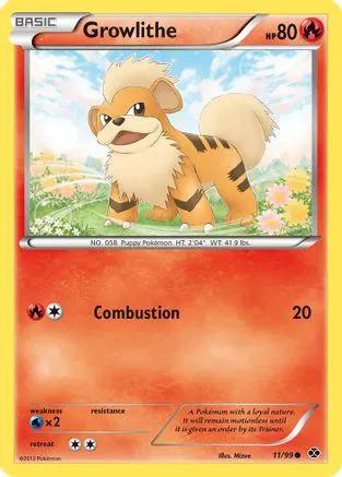 Growlithe 011/99 - Next Destinies Reverse Holofoil