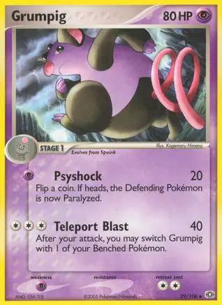 Grumpig 029/106 - Emerald Reverse Holofoil