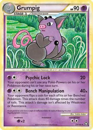 Grumpig 023/102 - Triumphant Reverse Holofoil