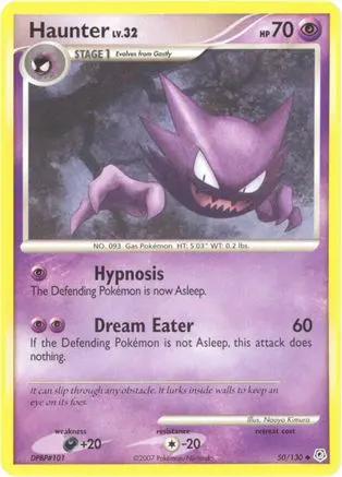 Haunter 050/130 - Diamond and Pearl Reverse Holofoil