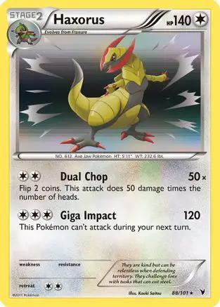Haxorus 088/101 - Noble Victories Reverse Holofoil