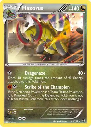 Haxorus 069/101 - Plasma Blast Holofoil