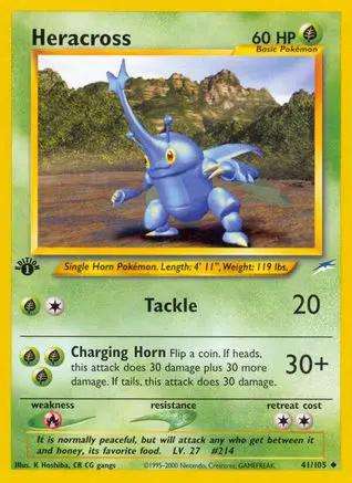 Heracross 041/105 - Neo Destiny 1st Edition