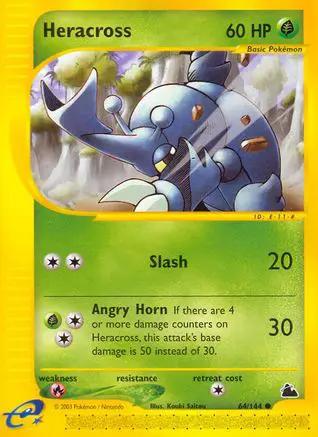 Heracross 064/144 - Skyridge Reverse Holofoil
