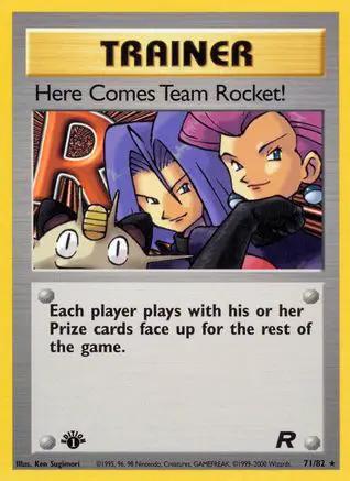 Here Comes Team Rocket! 071/82 - Team Rocket 1st Edition