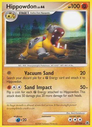 Hippowdon 021/100 - Majestic Dawn Reverse Holofoil