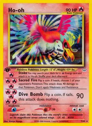 Ho-oh 007/64 - Neo Revelation 1st Edition Holofoil