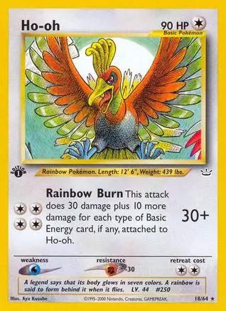 Ho-oh 018/64 - Neo Revelation 1st Edition