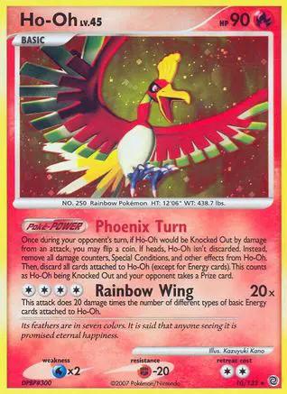 Ho-Oh 010/132 - Secret Wonders Reverse Holofoil