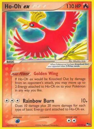 Ho-Oh ex (Non-Holo) 017/17 - POP Series 3
