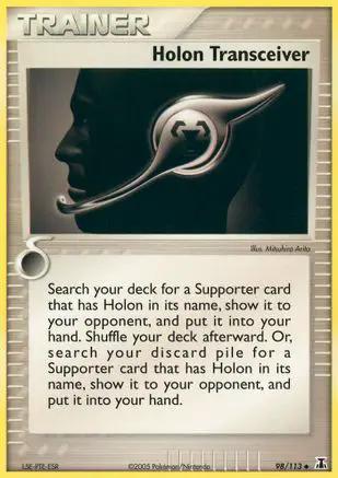 Holon Transceiver 098/113 - Delta Species Reverse Holofoil
