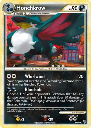 Honchkrow 015/90 - Undaunted