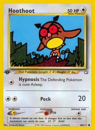 Hoothoot 060/111 - Neo Genesis 1st Edition