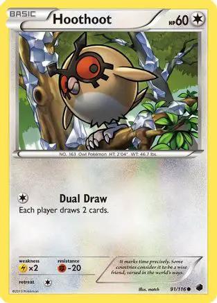 Hoothoot 091/116 - Plasma Freeze Reverse Holofoil