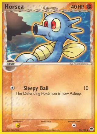 Horsea (Delta Species) 050/101 - Dragon Frontiers Reverse Holofoil
