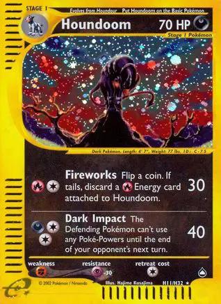 Houndoom (H11) H11 - Aquapolis - Holofoil