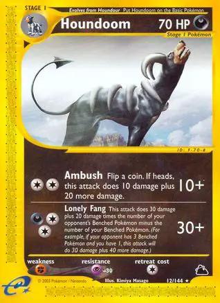 Houndoom 012/144 - Skyridge Reverse Holofoil