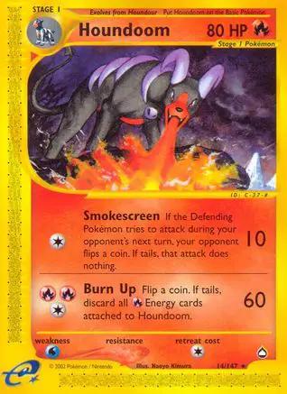 Houndoom 014/147 - Aquapolis Reverse Holofoil