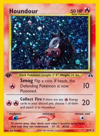 Houndour 005/75 - Neo Discovery 1st Edition Holofoil