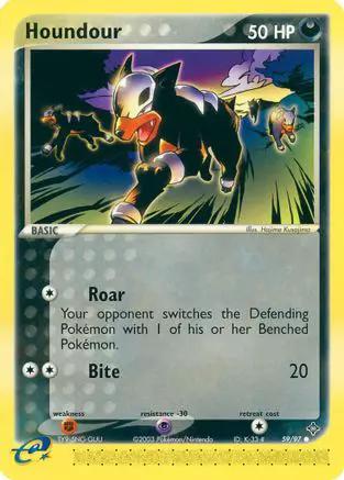 Houndour 059/97 - Dragon Reverse Holofoil