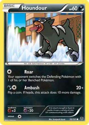 Houndour 055/101 - Plasma Blast Reverse Holofoil