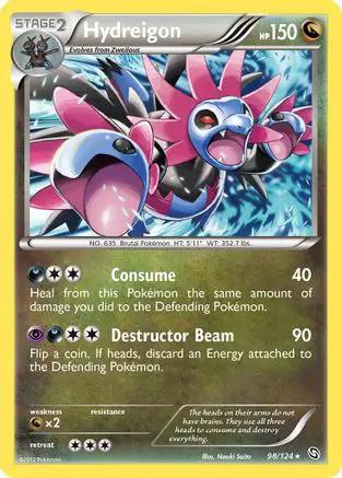 Hydreigon 098/124 - Dragons Exalted Reverse Holofoil