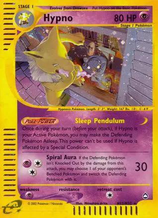 Hypno (H12) H12 - Aquapolis - Holofoil