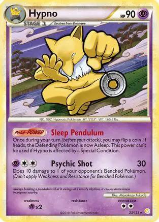Hypno 023/123 - HeartGold SoulSilver Reverse Holofoil