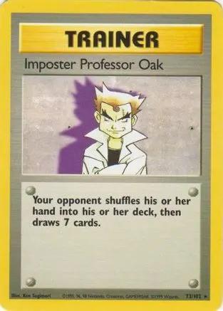 Imposter Professor Oak 073/102 - Base Set