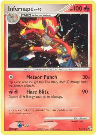 Infernape 005/130 - Diamond and Pearl Holofoil
