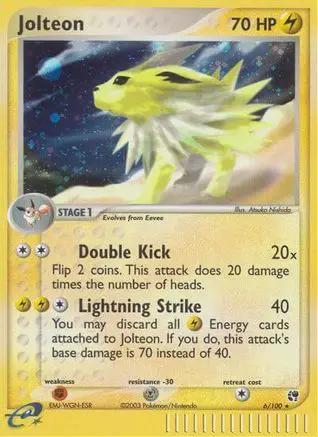 Jolteon 006/100 - Sandstorm Holofoil