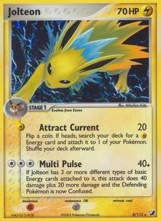 Jolteon 008/115 - Unseen Forces Reverse Holofoil