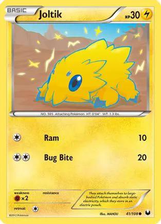 Joltik 041/108 - Dark Explorers Reverse Holofoil