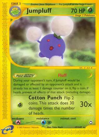 Jumpluff 017/147 - Aquapolis Reverse Holofoil