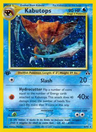 Kabutops 006/75 - Neo Discovery 1st Edition Holofoil