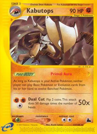 Kabutops 014/144 - Skyridge Reverse Holofoil