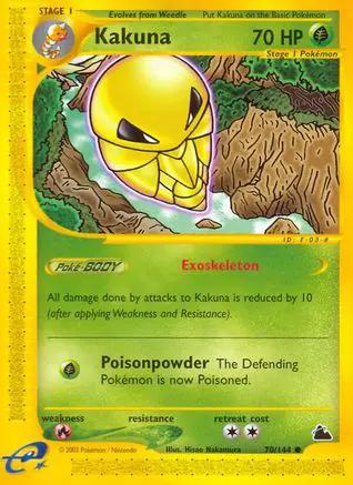 Kakuna 070/144 - Skyridge Reverse Holofoil