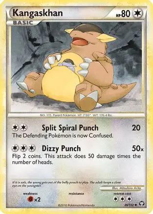 Kangaskhan 036/102 - Triumphant Reverse Holofoil