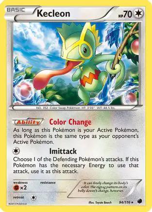 Kecleon 094/116 - Plasma Freeze Reverse Holofoil