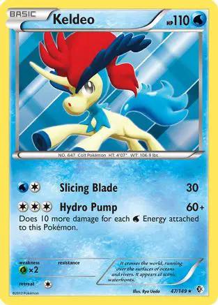 Keldeo 047/149 - Boundaries Crossed Reverse Holofoil