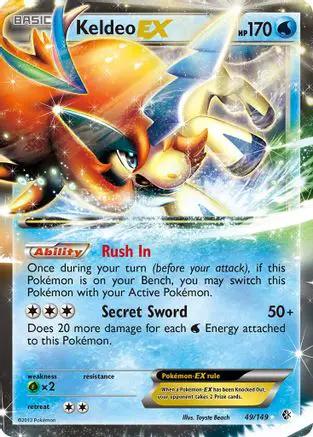 Keldeo EX 049/149 - Boundaries Crossed Holofoil